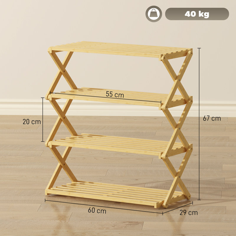 12 - Pair Shoe Rack