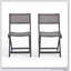 Ensemble de 2 chaises HILLSIDE BISTRO, en bois d'acacia durable, de conception pliable pour un rangement facile et un confort extérieur