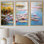 «Monets Water Lily Pond Reflections 3 - Lake», art mural