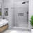 56-60 In. W X 72 In. H Reversible Sliding Framed Shower Door In Brushed Nickel Finish-127278575