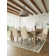 Kellie Rectangular Table And Cream Armchairs Dining Set