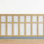 Ensemble de lambris pour planche et lattes - panneau mural pré-découpé H 70 po x l 180 po, ensemble de moulures murales en panneau de fibres à densité moyenne pouvant être peint 
