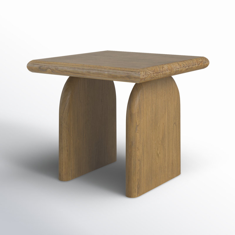 Fen Solid Wood End Table