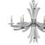 Vida 6 - Light Candle Style Classic Chandelier with Crystal Accents