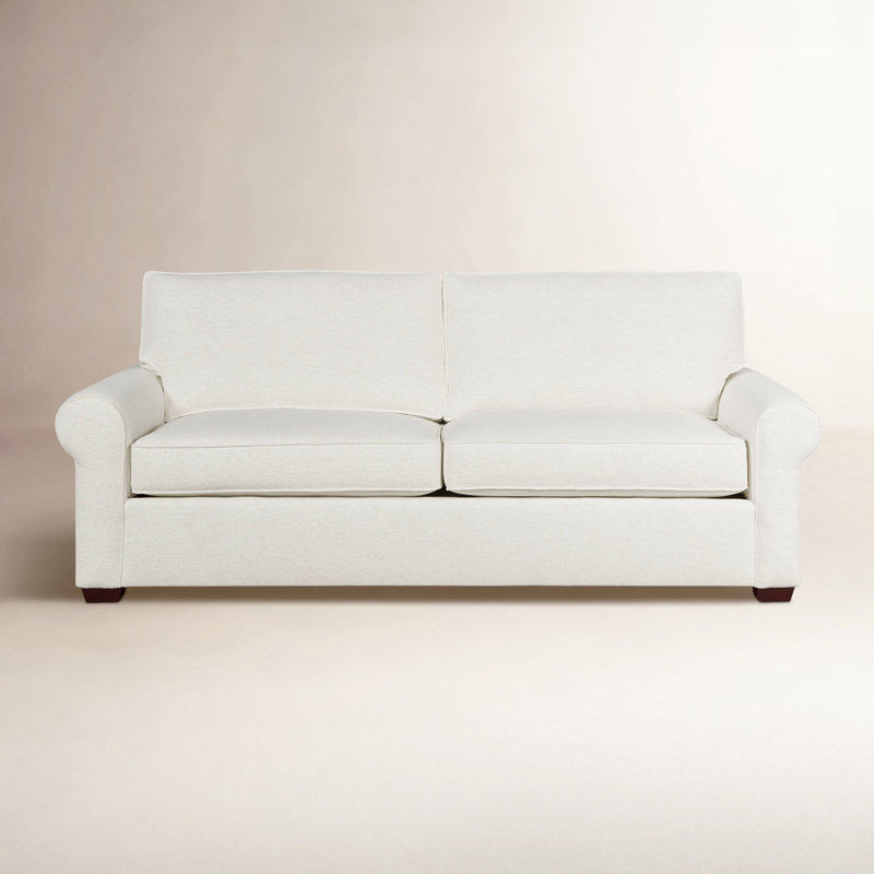 Porter 93.5'' Upholstered Sofa, Apollo Pebble Boucle
