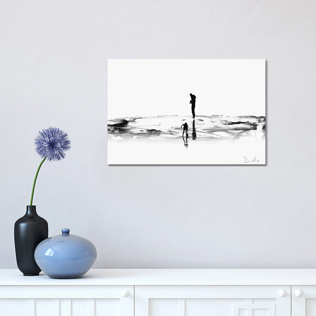 On The Beach by Dan Hobday - Wrapped Canvas Gallery-Wrapped Canvas Giclée