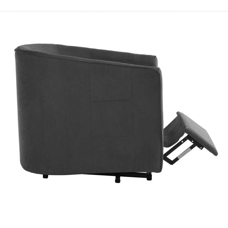 Fauteuil inclinable électrique Caldena, Gris foncé