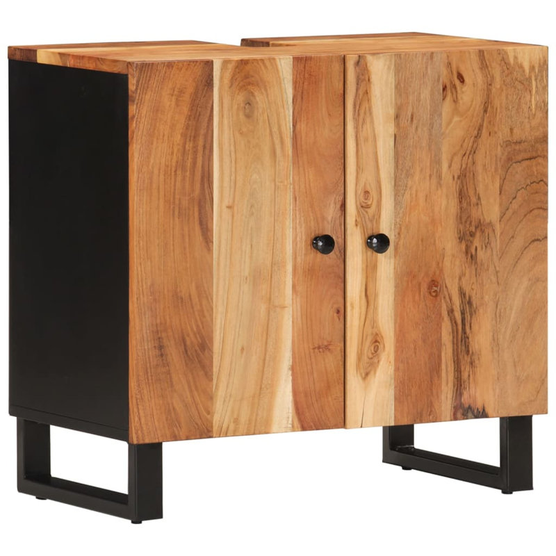 Schellsburg 62cm Bathroom Vanity Base Only, Acacia Brown
