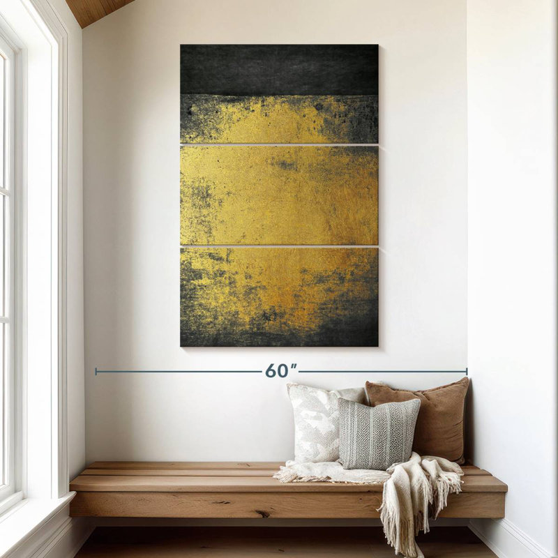 Avery abstrait grunge II, H 50 po x l 32 po