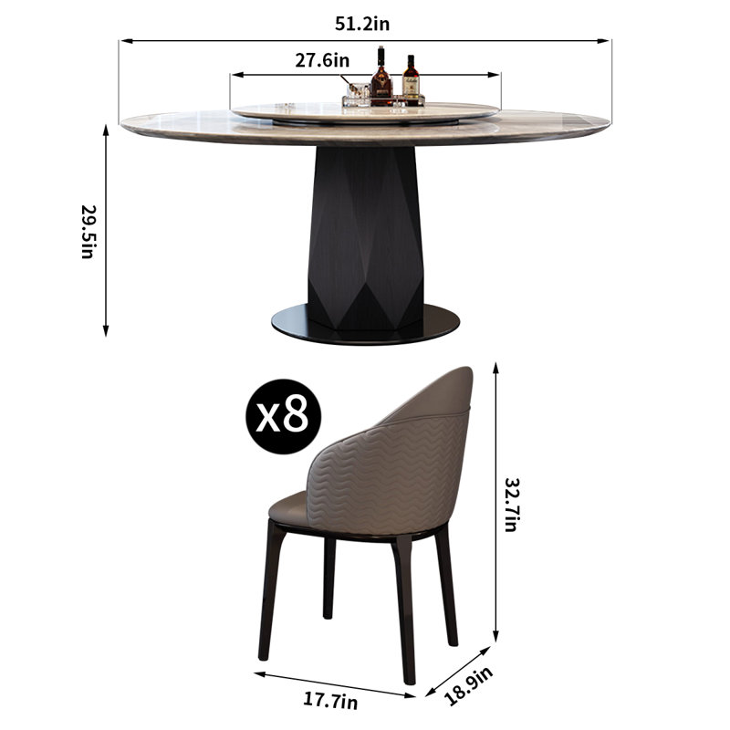 Table de salle à manger ronde