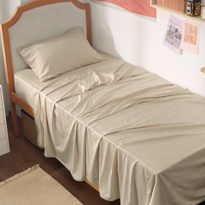 Bedsure Cooling Sheets Rayon Derived from Bamboo, Breathable & Soft Sheet Set, Deep Pocket Up to 16