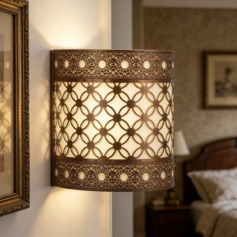 Applique murale à piles avec ampoules DEL vacillantes - aucun câblage requis, suspension facile pour une ambiance intérieure