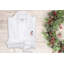 Peignoir bonhomme de neige brodé 100% coton gaufré Snowman-25183658-25183662