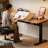Brown Rectangular Solid Wood desk-1195303333