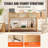Rattan Console Table with 3 Storage Drawers