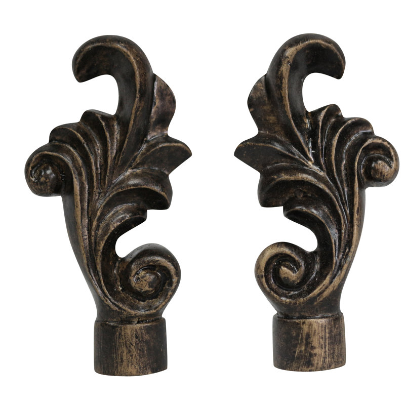 Teena Lamp Finial, Antique Bronze