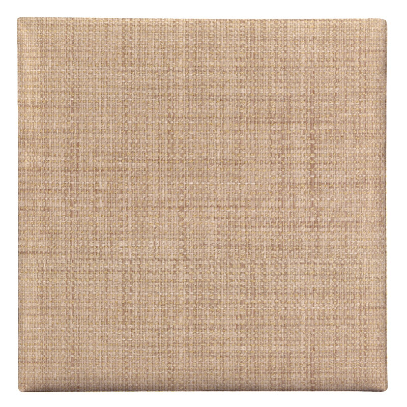 Décoration murale coco en toile jute, Pierre, H 16 po x l 16 po x P 1 po