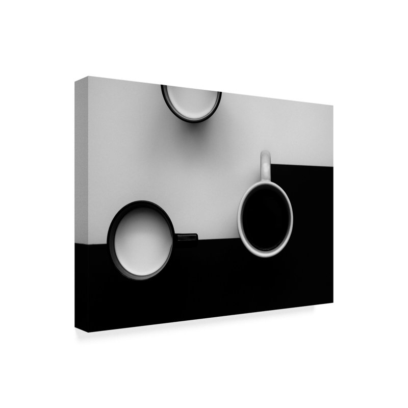 « tasses 1 », reproduction d’impression sur toile tendue, H 14 po x l 19 po x P 2 po