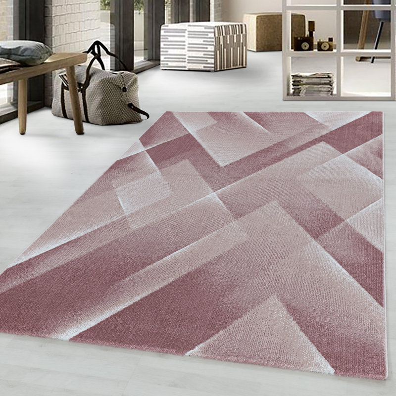 Laverty Abstract Flatweave Area Rug, Rectangle 200 x 290cm