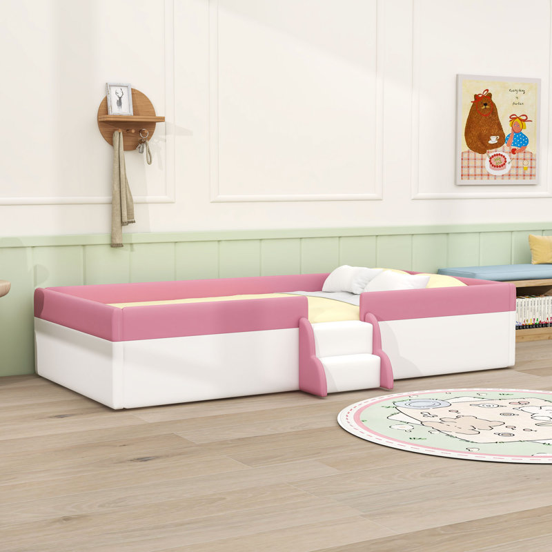 Upholstered Daybed Frame With Fence, Twin