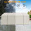 Tente de garage portative robuste 12 x 20 pour abri de rangement extérieur