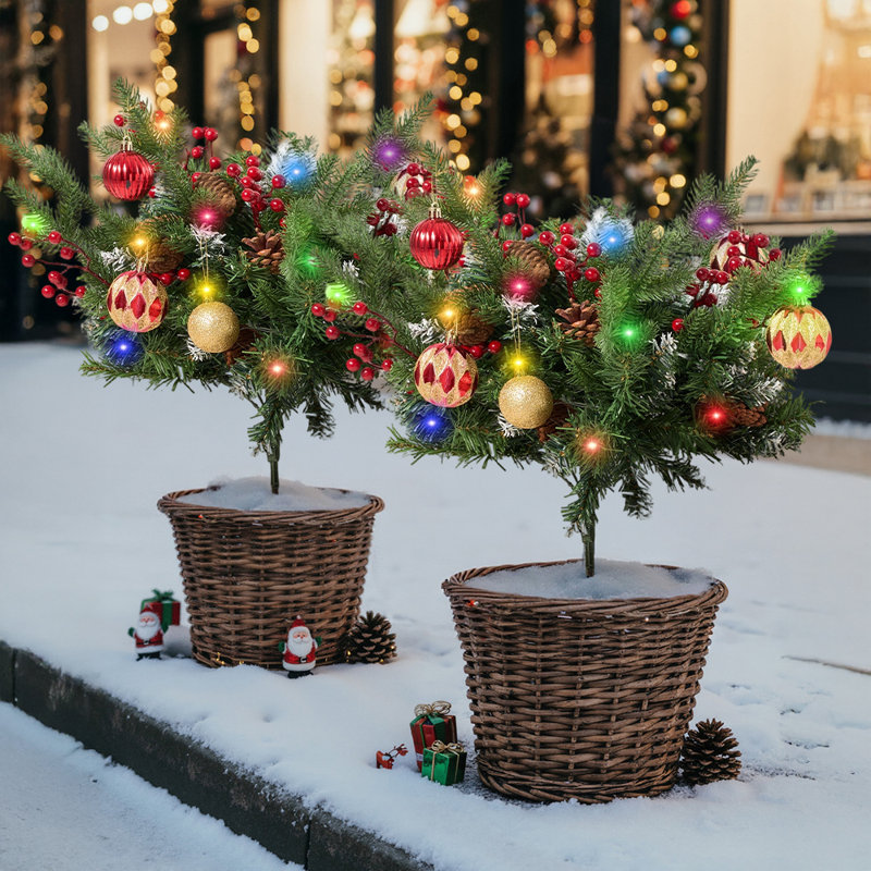 1.97' H Artificial Pine Christmas Tree