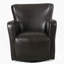 Fauteuil club à oreilles pivotant