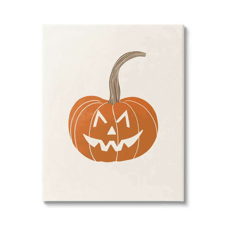 «Happy Jack-O-Lantern», art mural sur toile par Taylor Shannon Designs, H 20 po x l 16 po x P 1,5 po