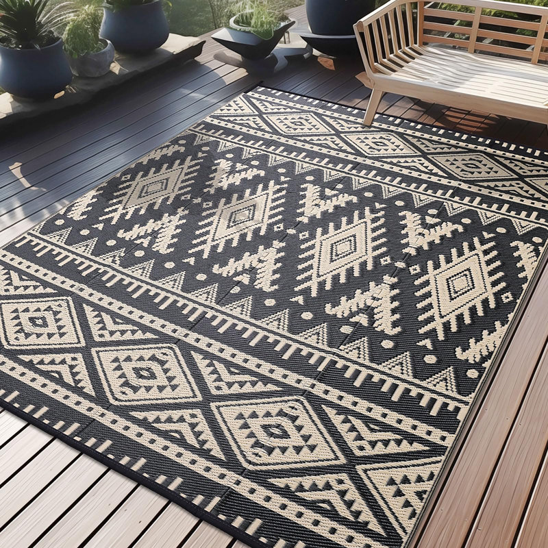 Geometric Shapes Area Rug, Rectangle 180 x 270 cm