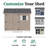 Classic Workshop Outdoor Wood Storage Shed-999968871-1000633573