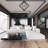 Modern 4 Light Crystal Chandelier-584962495
