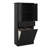 Tall Bathroom Storage Cabinet With Doors And Drawer, Storage Cabinet With Two Removable Laundry Basket, Adjustable Shelf-1763372234
