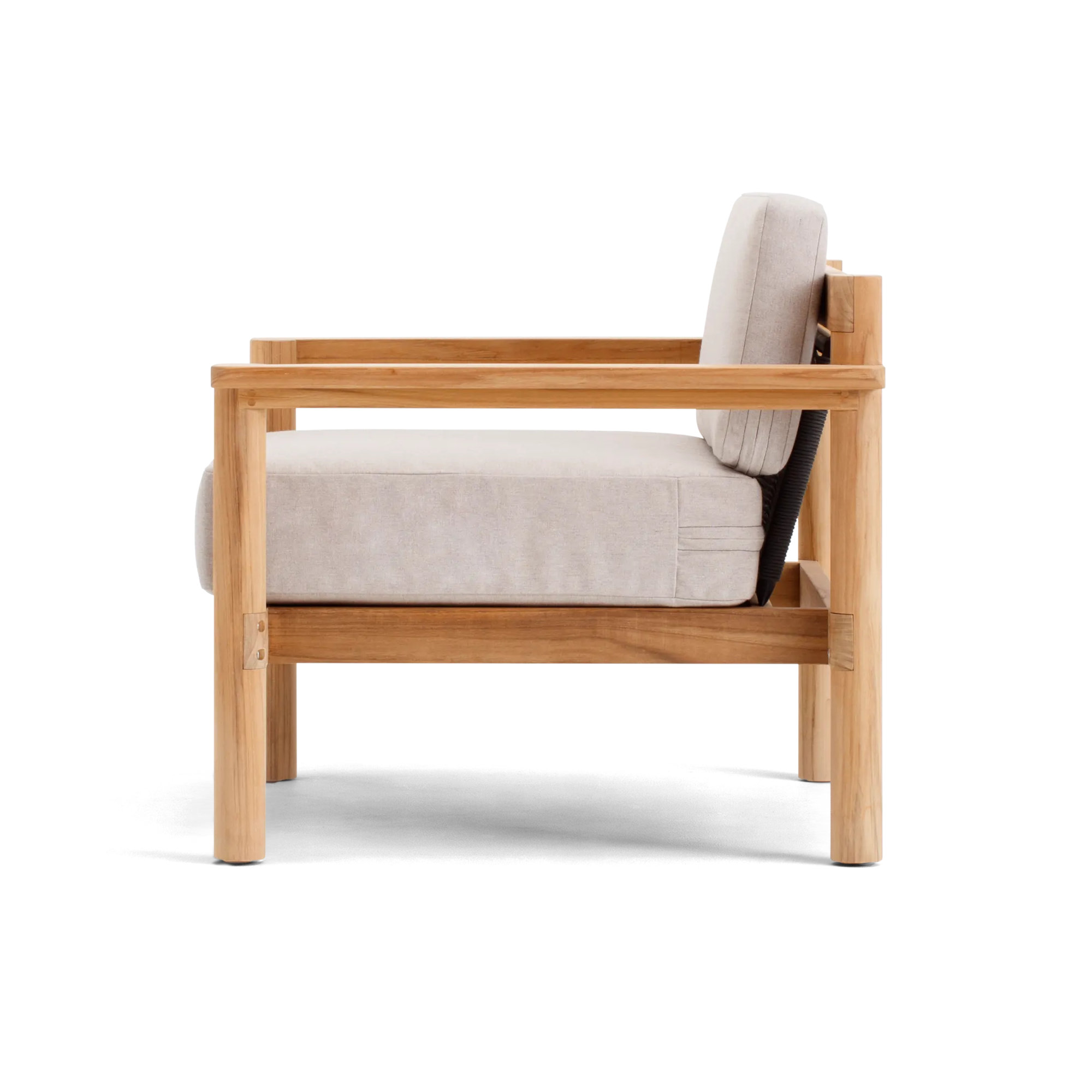 Haven Teak Outdoor Lounge Chair , Sunbrella® Cushions Included, Sunbrella Ashe