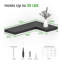 Ensemble de 3 tablettes d'angle murales-159129299