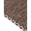 Azizi Striped Hand Woven Cotton Brown Rug-768774436