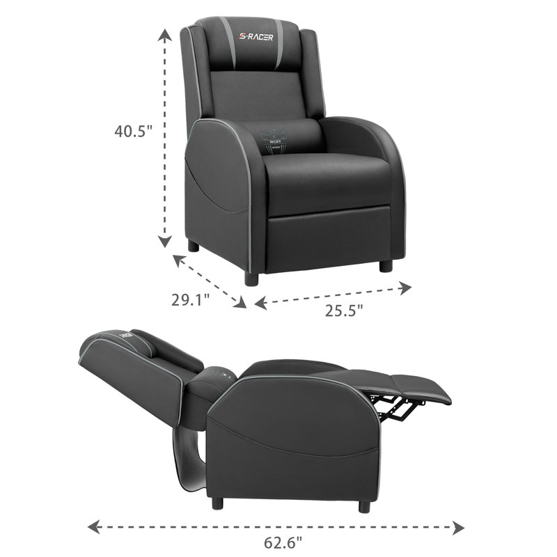 Homall Game Chair, Black/Gray
