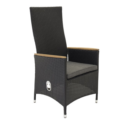 Mabton Stacking Patio Dining Armchair with Cushion