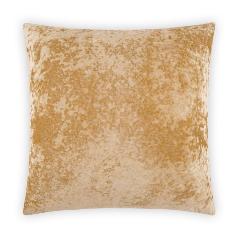 Coussin décoratif Riverdale, Or, Carré 20 po