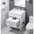 Andralyn 25 " W Freestanding Standard Free Standing 1 Single With Marble Top-1516299002