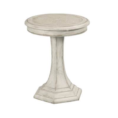 CIVETTE ROUND END TABLE - CREME