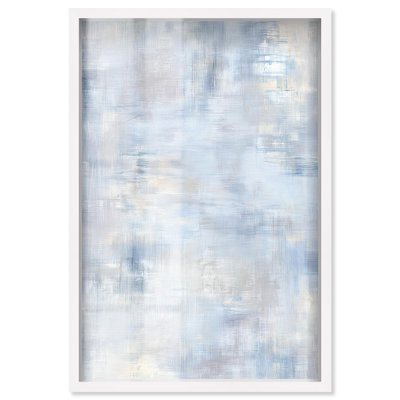 «Glacial Light Weave I Shadowbox Print Calming Wall Art» par Art Remedy