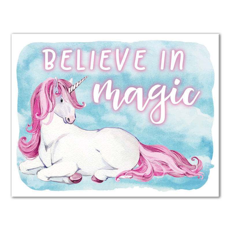 Art sur toile Bellamy Believe in Magic, H 11 po x l 14 po x P 1,25 po