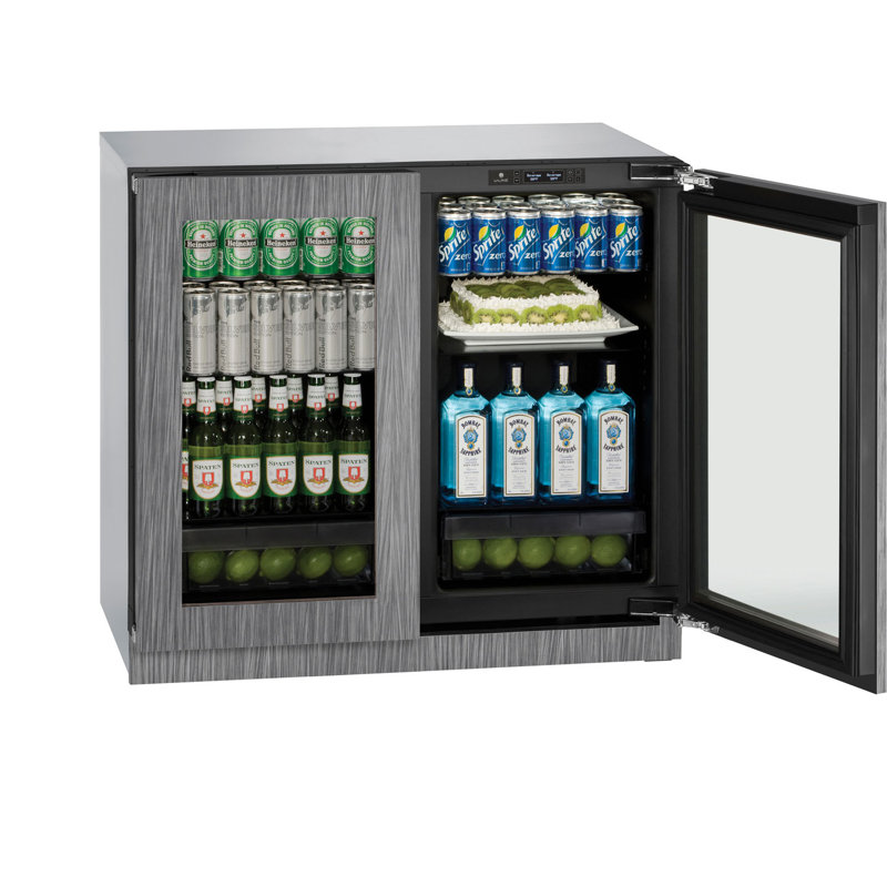 U-Line 35.44'' W Built-In Mini Fridge