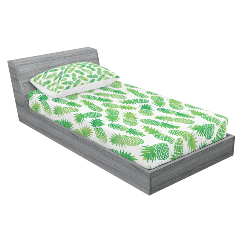 Microfiber Sheet Set, Twin Sheet Set with Fitted Sheet