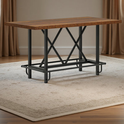 Comptoir de bar rustique, table de bar robuste