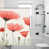 Motif floral rouge