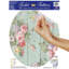 Décalcomanie de siège de toilette Floral Shiplap - Toile de tatoo-49936997
