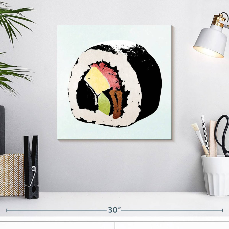 Yarlin style de sushi I, H 16 po x l 16 po