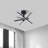 Giahna Dimmable LED Sputnik Modern Linear Chandelier