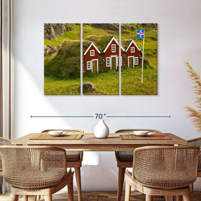 Petites cabanes Islandaises, H 36 po x l 57 po